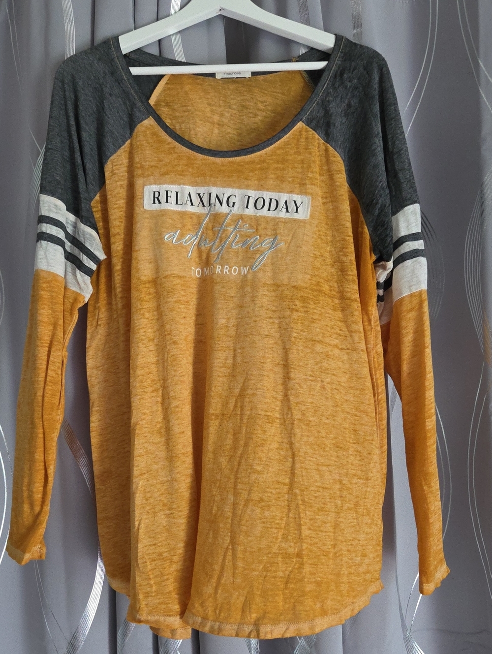 Maurices Relaxing Today Adulting Tomorrow Top XL
